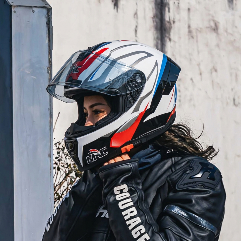 Dual Visor Motorcycle Racing Helmet - Casque de moto intégral modulaire 2026