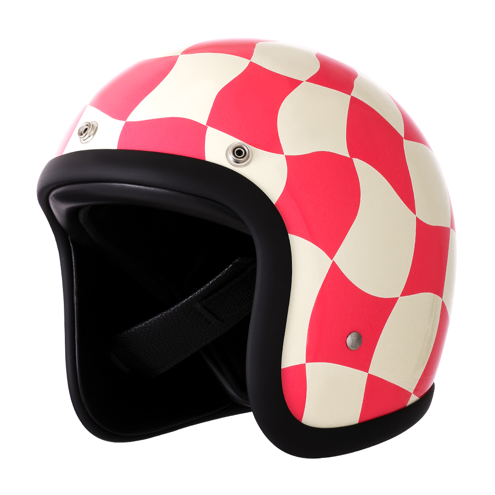 Vintage Open Face Retro Helmet - TT & COCASCOS casque de Moto