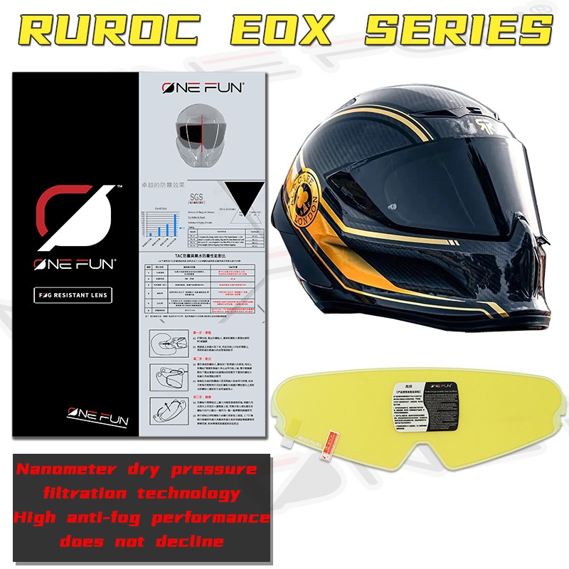 Motorcycle Helmet Anti Fog Pinlock Shield - Visière anti-buée pour casque de moto