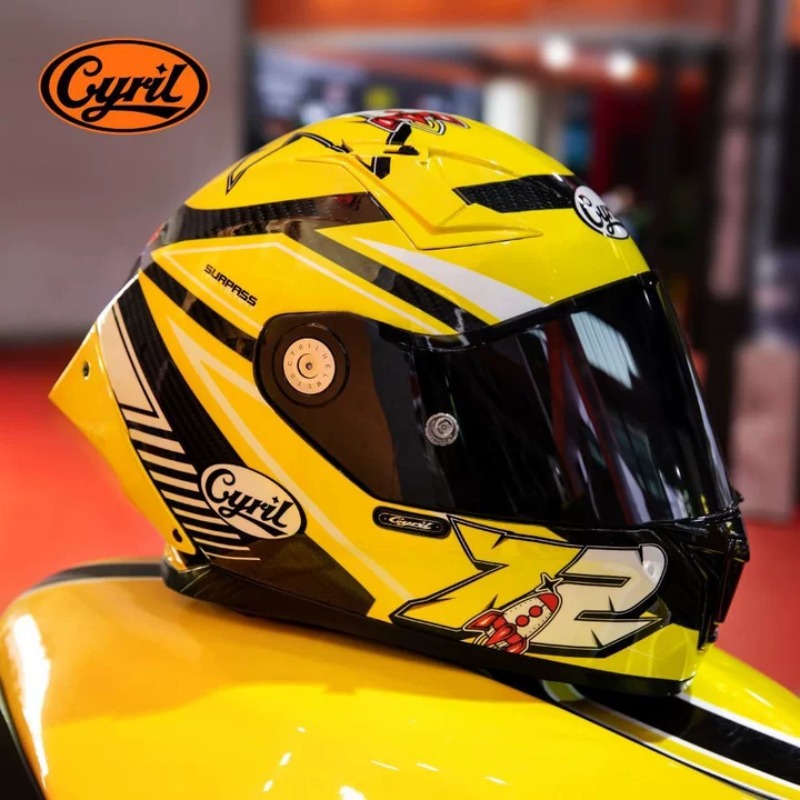 Carbon Fiber Lightweight Motorcycle Helmet - Casque de moto intégral en fibre