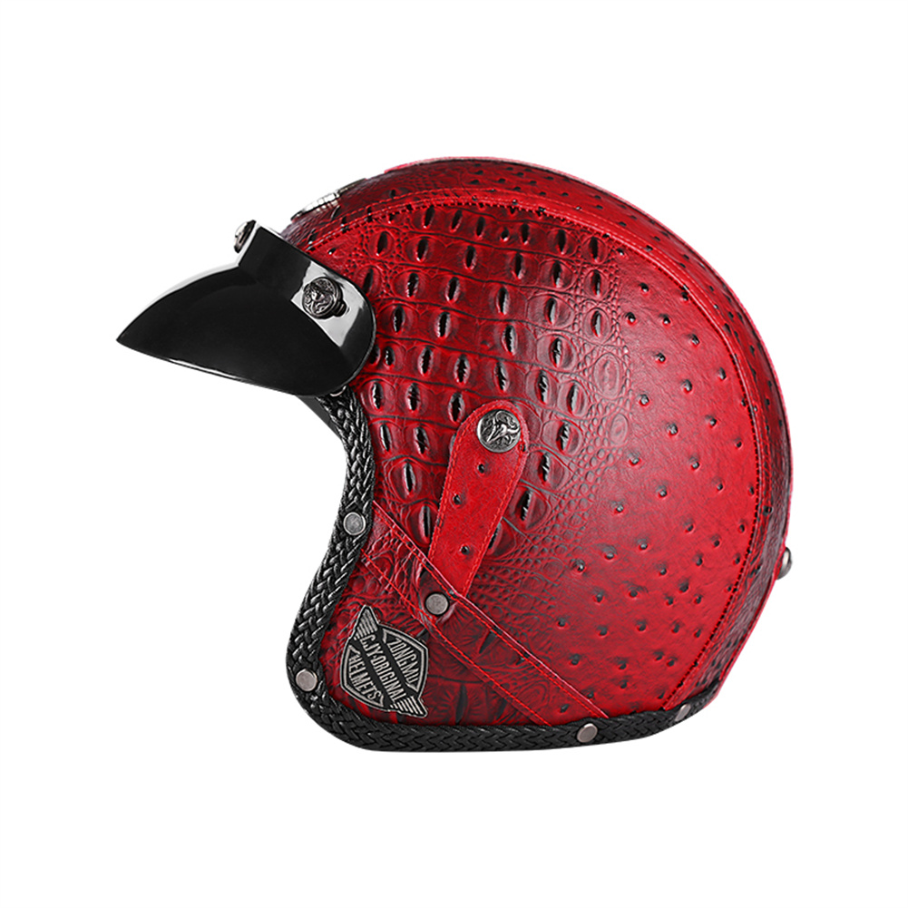 Vintage Open Face Retro Helmet - D'expériences de moto rétro à visage