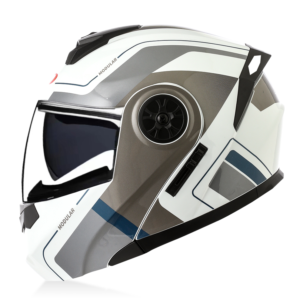 Modular Flip Up Motorcycle Helmet Dot Approved - Casque de moto modulaire de haute