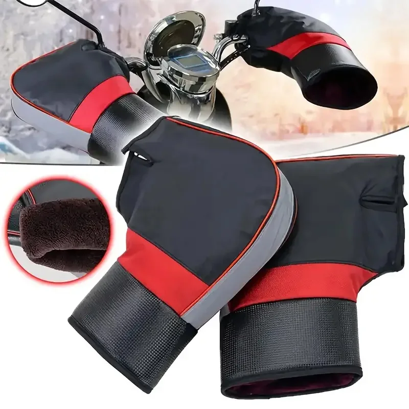 Riding Gear - Manchons de guidon de moto épais,