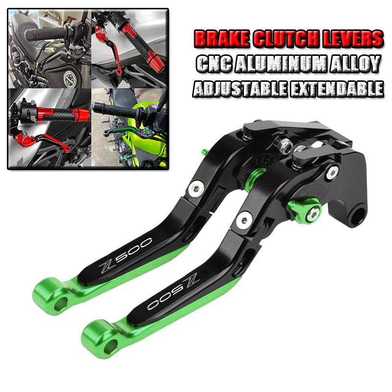 Cnc Aluminum Adjustable Brake Clutch Levers - Pour KAWASAKI Z500 Z 500 2025-2026