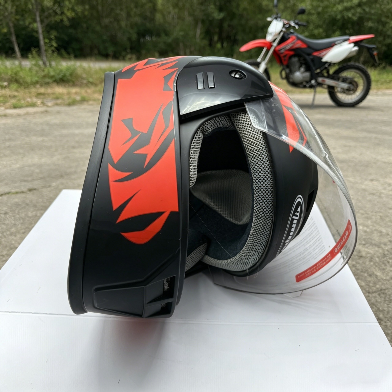 Casque de moto intégral à doub - Dual Visor Motorcycle Racing Helmet avis et prix