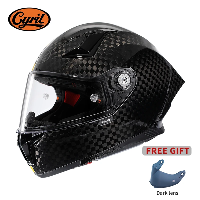 Unisexe léger en Fiber de carb - Carbon Fiber Lightweight Motorcycle Helmet avis et prix