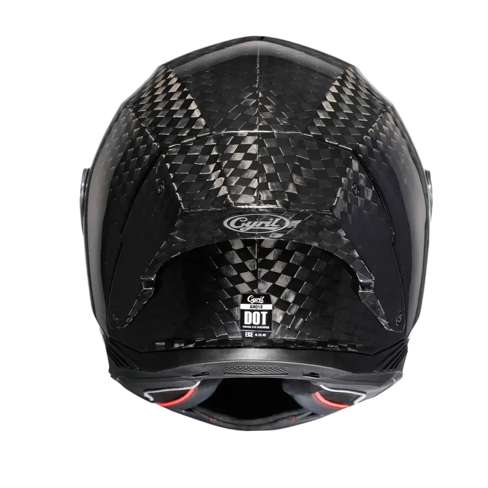 Unisexe léger en Fiber de carb - Carbon Fiber Lightweight Motorcycle Helmet avis et prix