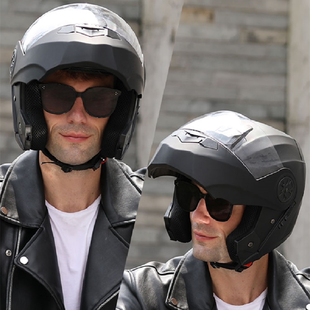Casques De Moto Bluetooth pour - Full Face Motorcycle Helmet With Bluetooth avis et prix