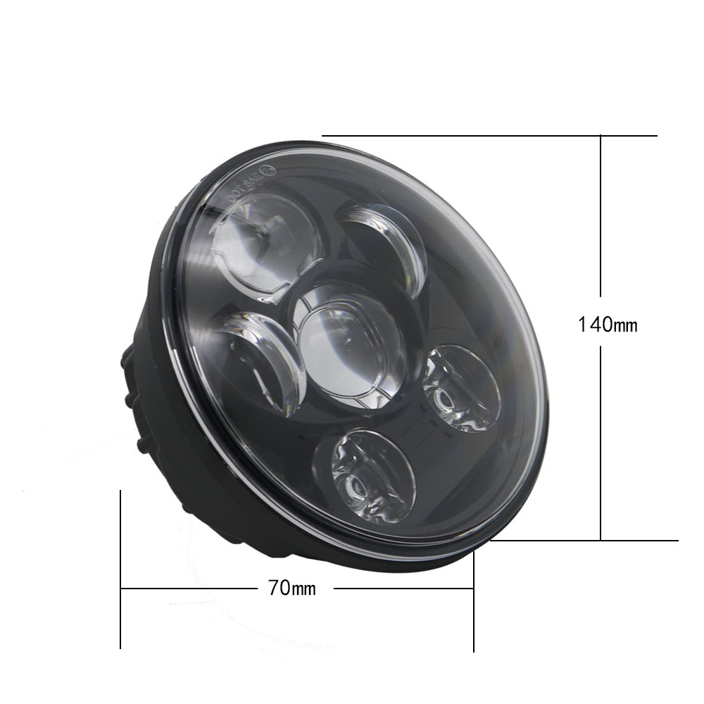 Projecteur de moto étanche, la - Universal Motorcycle Led Headlight Projector avis et prix