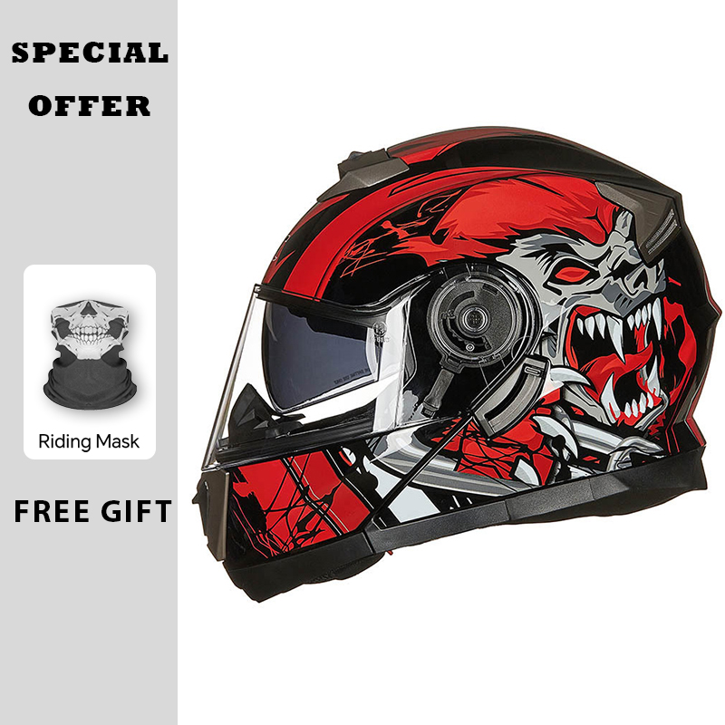 Casques de Moto Casque rabatta - Modular Flip Up Motorcycle Helmet Dot Approved avis et prix