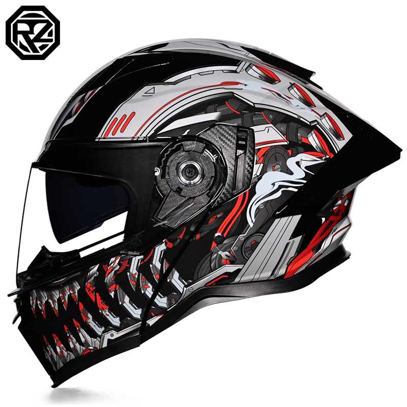 Casque de moto modulable ORZ-9 - Modular Flip Up Motorcycle Helmet Dot Approved avis et prix