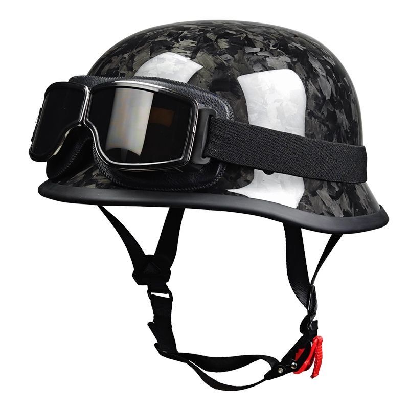 Demi-casque forgé de qualité s - Carbon Fiber Lightweight Motorcycle Helmet avis et prix
