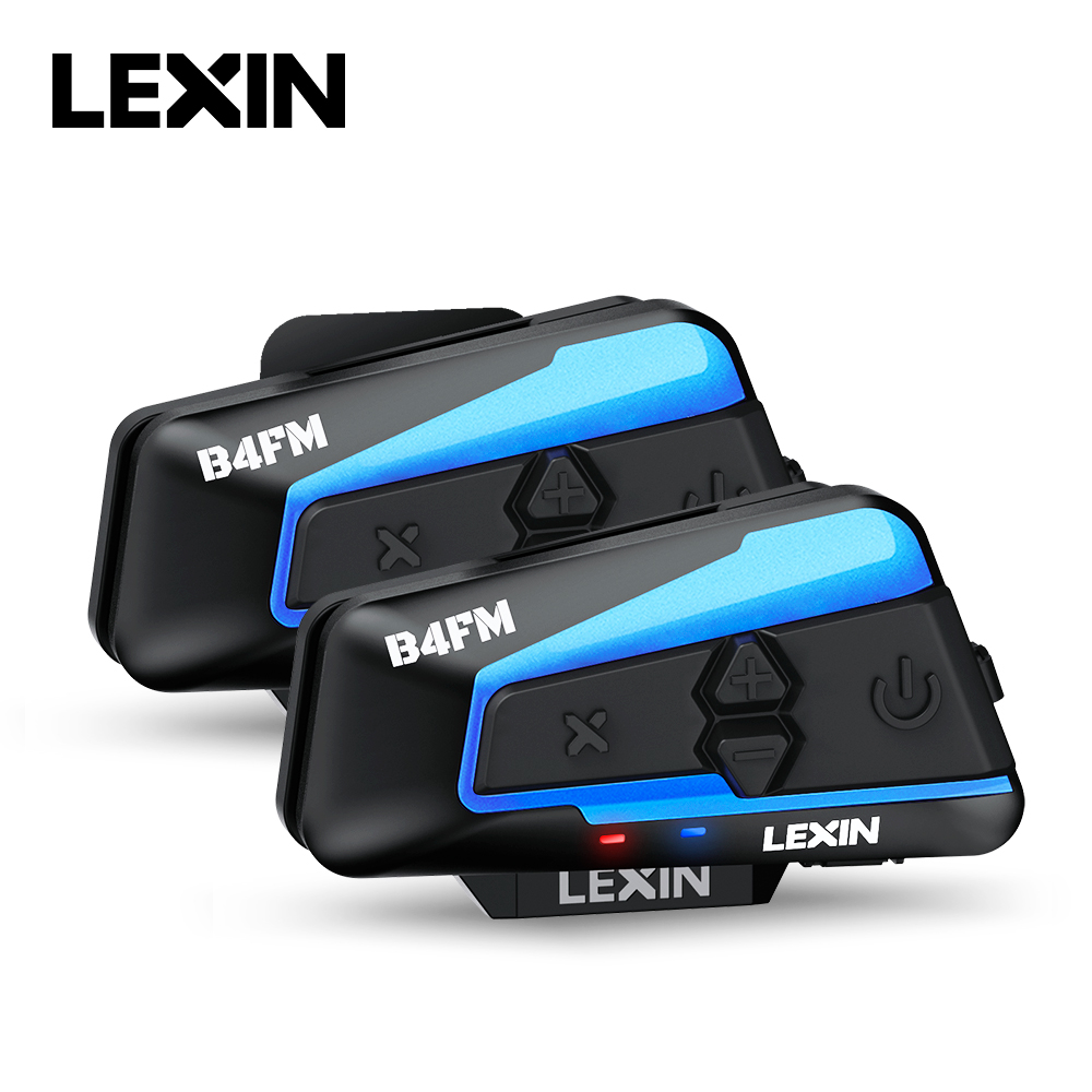 Lexin B4FM-X Intercom Moto Blu - Universal Motorcycle Helmet Intercom Headset avis et prix
