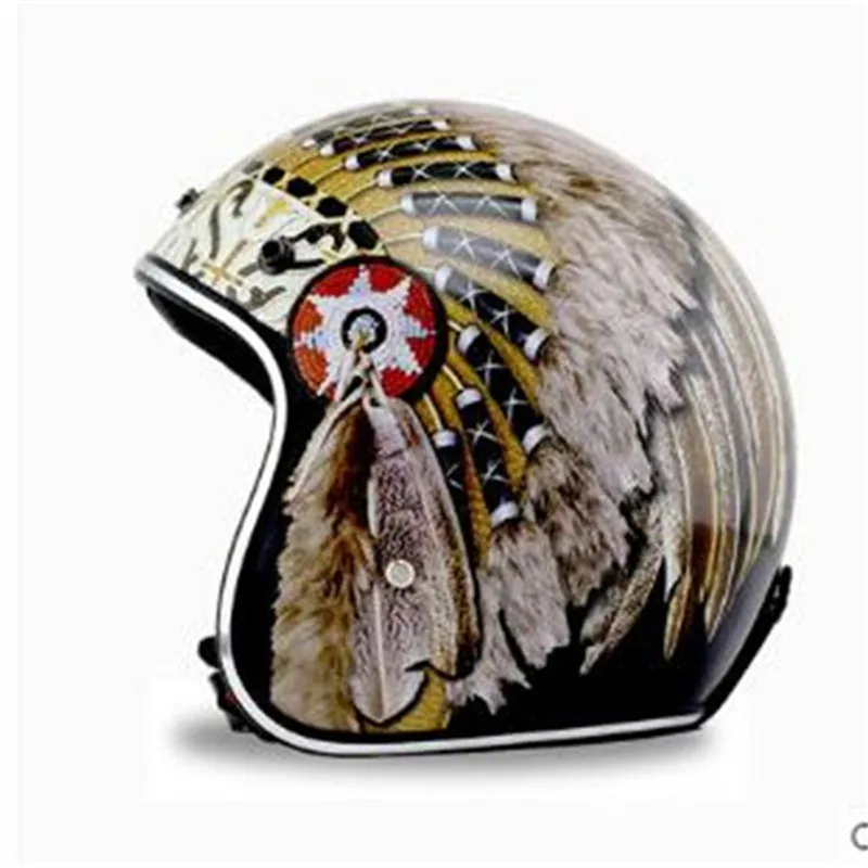 Casque de moto rétro Vintage à - Vintage Open Face Retro Helmet avis et prix