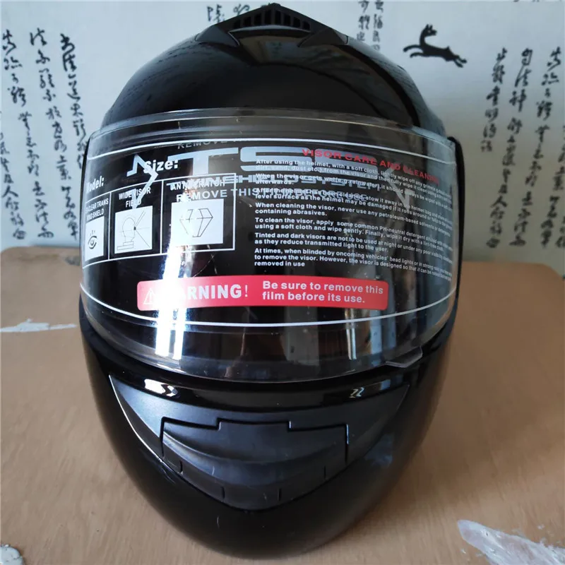 Moto modulaire rabattable avec - Motorcycle Helmet Inner Sun Visor Lens avis et prix