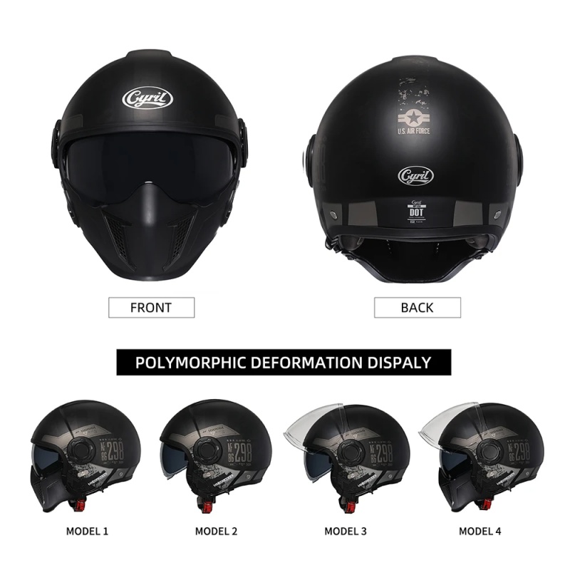 Casque de moto modulaire OP12A - Quick Release Buckle Motorcycle Helmet avis et prix