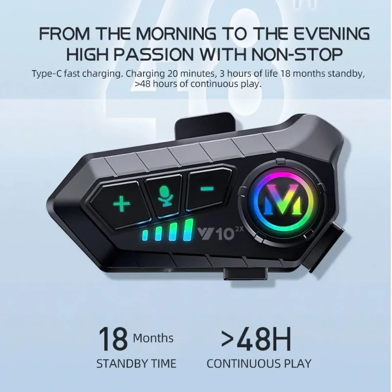 Interphone sans fil Bluetooth  - Universal Motorcycle Helmet Intercom Headset avis et prix