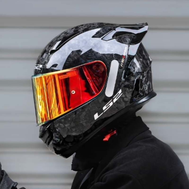 Casque de moto intégral en fib - Carbon Fiber Lightweight Motorcycle Helmet avis et prix