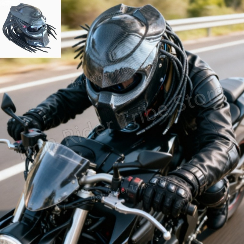 Casque de moto intégral HOT Ra - Custom Predator Motorcycle Helmet avis et prix