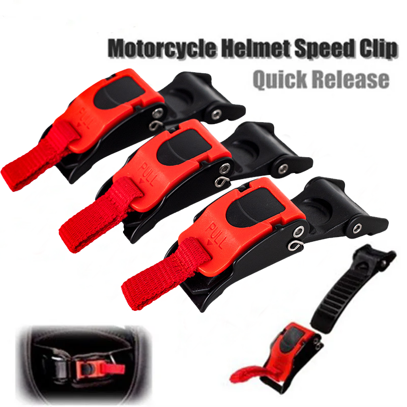 Lot de 6 attaches rapides pour - Quick Release Buckle Motorcycle Helmet avis et prix