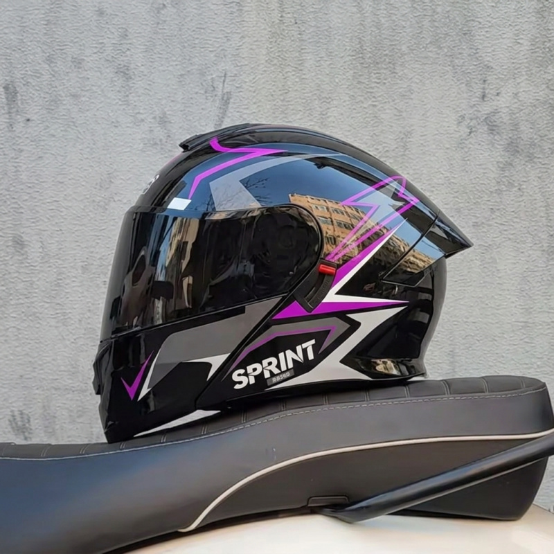 Casque de moto modulaire homol - Modular Flip Up Motorcycle Helmet Dot Approved avis et prix