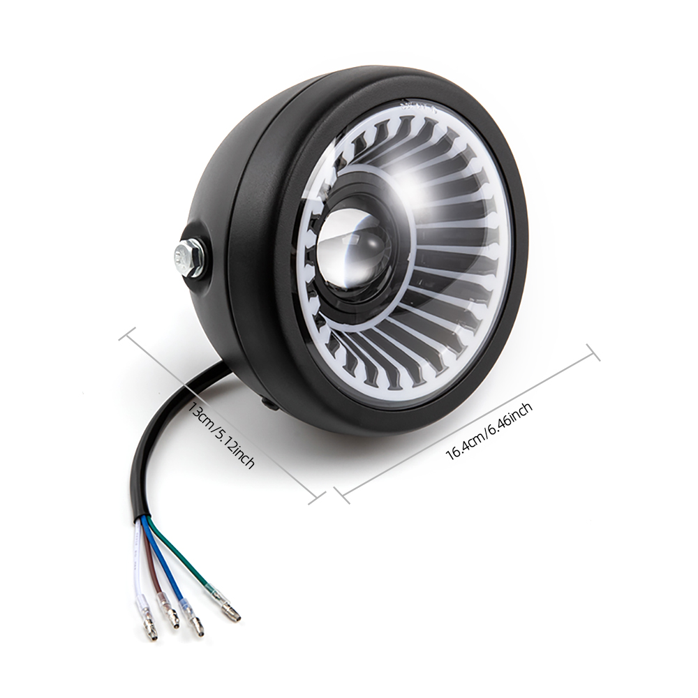 Phare LED universel pour Moto, - Universal Motorcycle Led Headlight Projector avis et prix