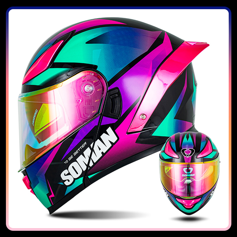 Casque de Moto pour hommes cas - Modular Flip Up Motorcycle Helmet Dot Approved avis et prix