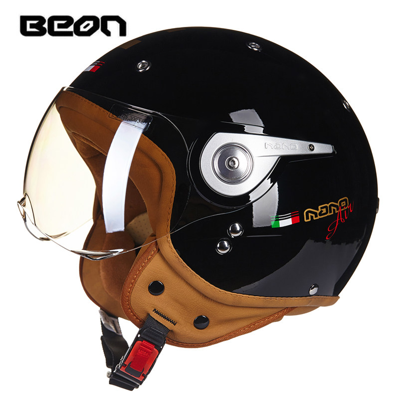 BEON B-110 Casque de moto beon - Vintage Open Face Retro Helmet avis et prix