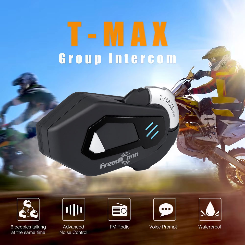 Intercom Bluetooth pour casque - Universal Motorcycle Helmet Intercom Headset avis et prix