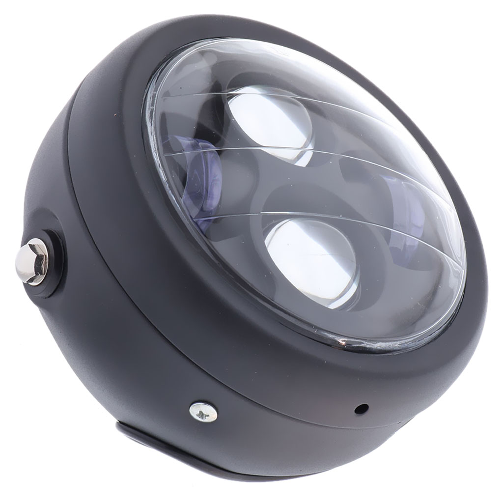 Phare de moto universel rond à - Universal Motorcycle Led Headlight Projector avis et prix
