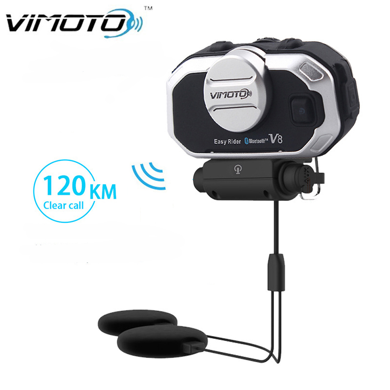 Vimoto V8 casque de moto casqu - Universal Motorcycle Helmet Intercom Headset avis et prix