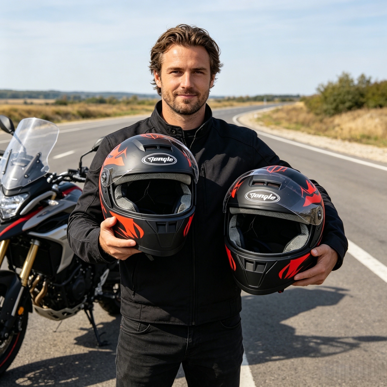 Casque de moto intégral pour h - Dual Visor Motorcycle Racing Helmet avis et prix