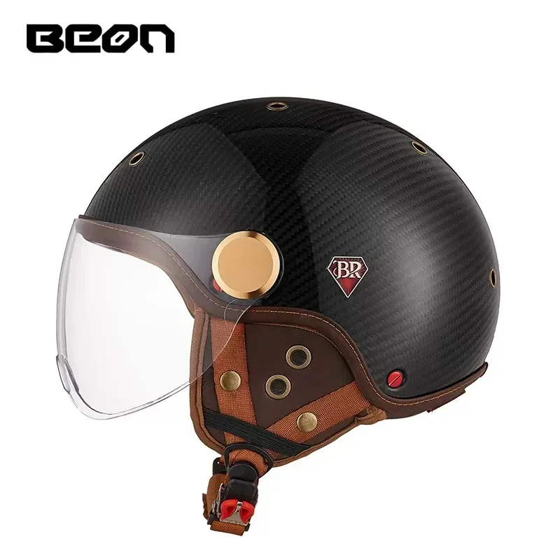 BEON BR13 rétro visage ouvert  - Vintage Open Face Retro Helmet avis et prix