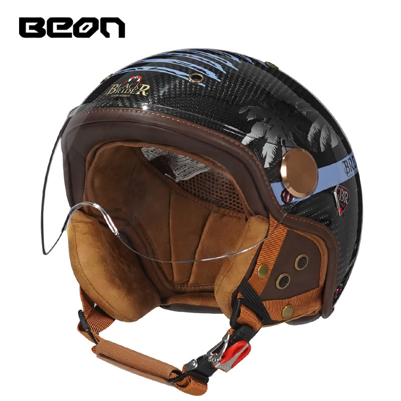 BEON BR13 rétro visage ouvert  - Vintage Open Face Retro Helmet avis et prix