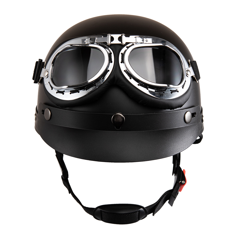 Casque De Moto visage ouvert r - Vintage Open Face Retro Helmet avis et prix