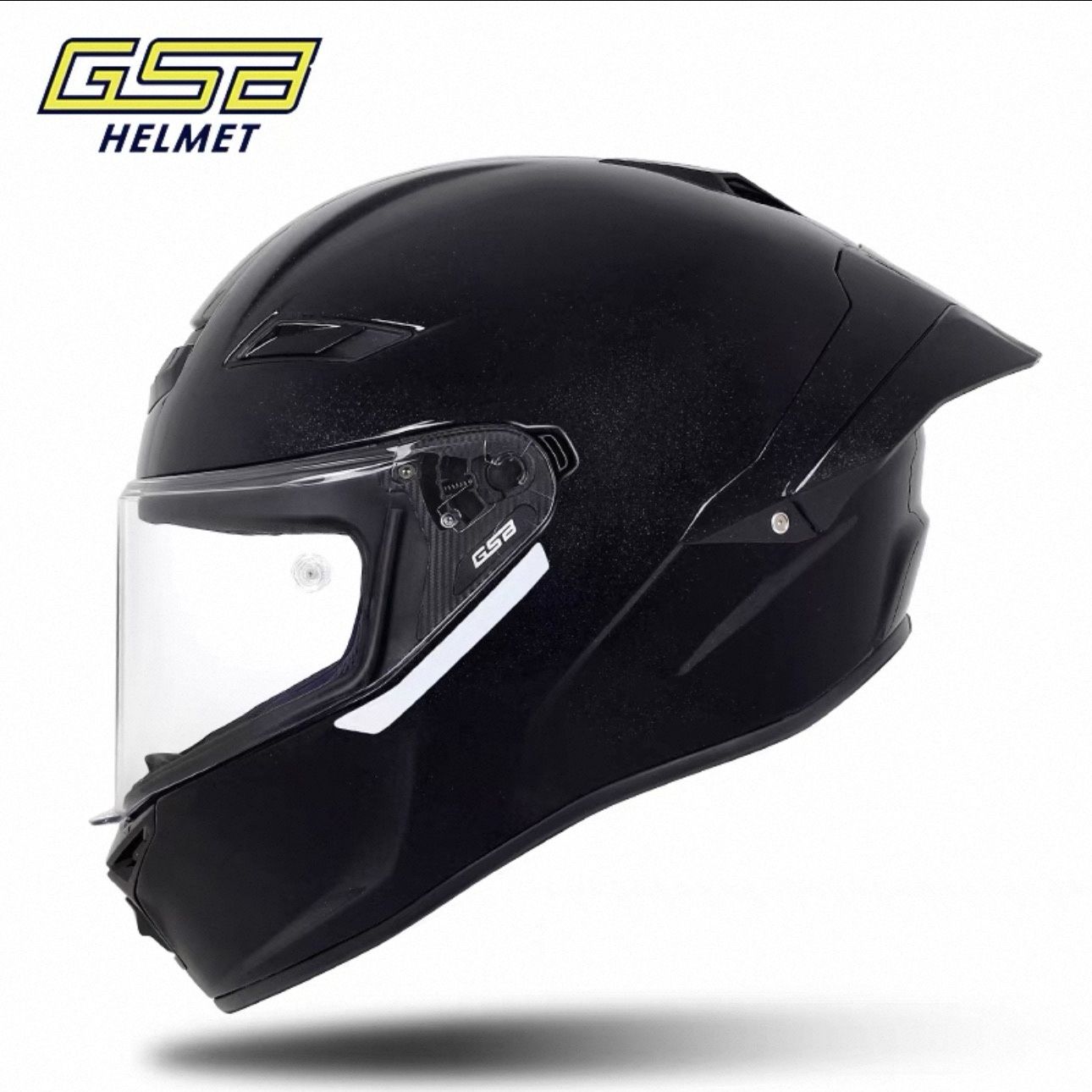 Casque en fibre de carbone GSB - Carbon Fiber Lightweight Motorcycle Helmet avis et prix