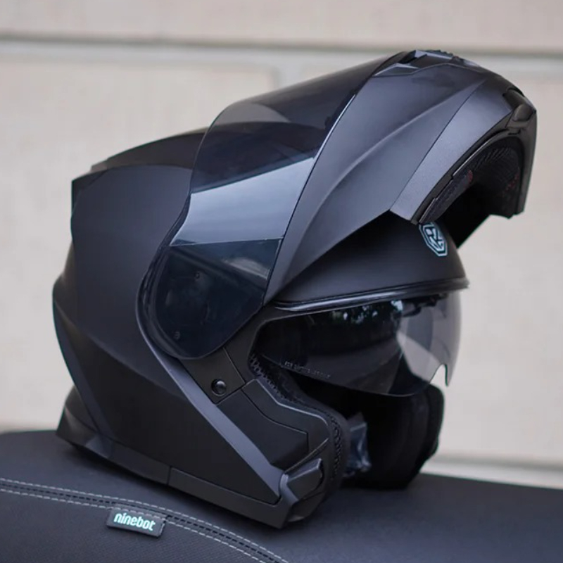 Orz-Casque de moto à visière d - Dual Visor Motorcycle Racing Helmet avis et prix