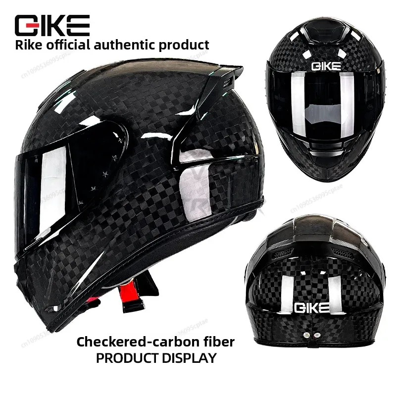 QIKE casque de Moto en Fiber d - Carbon Fiber Lightweight Motorcycle Helmet avis et prix