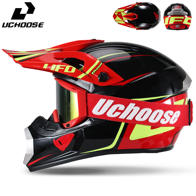 Ensemble de casque de motocros - Off Road Motocross Helmet Goggles Set avis et prix